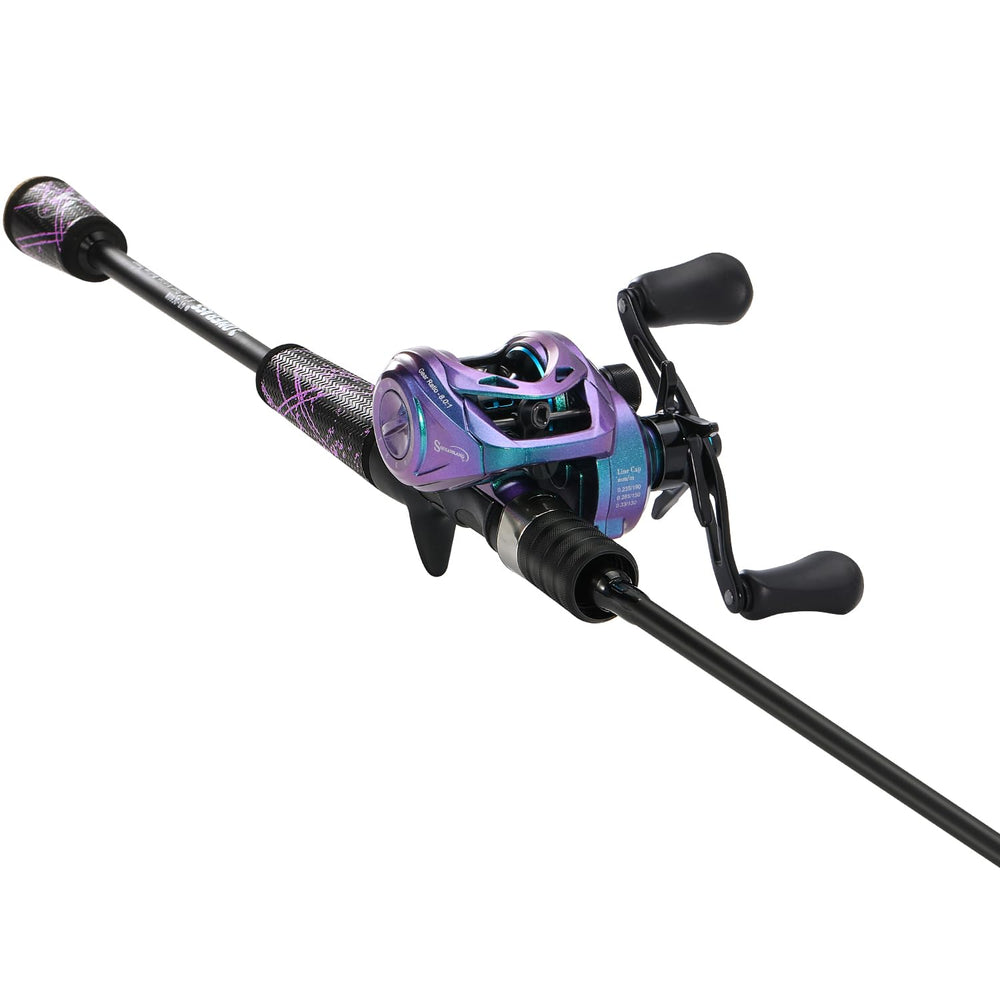 One Bass ALFEN baitcasting rod displays balanced feel for precise casts.