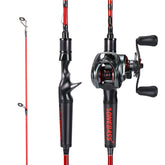 One Bass fishing rod and reel combo 6ft 6in casting setup for versatile freshwater use.