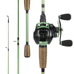 One Bass rubber cork handle provides comfortable grip during long sessions.