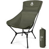ONETIGRIS OasisFlex chair setup demonstrates quick one-second assembly for easy seating.