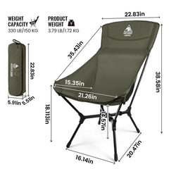 ONETIGRIS OasisFlex lightweight portable design fits easily into bags.