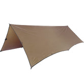 OneTigris Bulwark tarp hammock setup demonstrates quick shelter for camping
