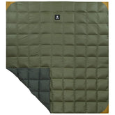 ONETIGRIS Down Camping Blanket 2 Person folded-compact shows portable warmth for travel.