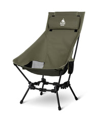 ONETIGRIS Dragonhide chair backrest provides comfortable support on rugged trails