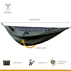 OneTigris KOMPOUND warm internal cover shown for cozy nights outdoors