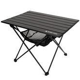 ONETIGRIS portable camping table folded for compact carry and storage.