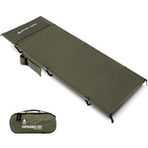 ONETIGRIS SUPRAGRIS camping cot setup for quick tent camping assembly and use.