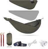 Onewind Airstream Hammock with bugnet for 360-degree insect protection on camping trips