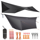 onewind 12×10 ft Hammock Tarp – Ultralight Weatherproof Silnylon Rain Fly with Doors