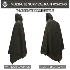 OneWind solitary shelter poncho transform ready for rain protection