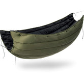 Onewind underquilt nylon fabric closeup showing windproof durability for camping.