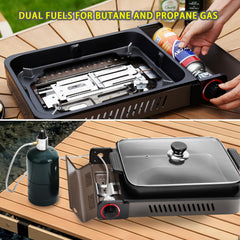 ONLYFIRE OUTDOOR LIVING brass burner construction for durability