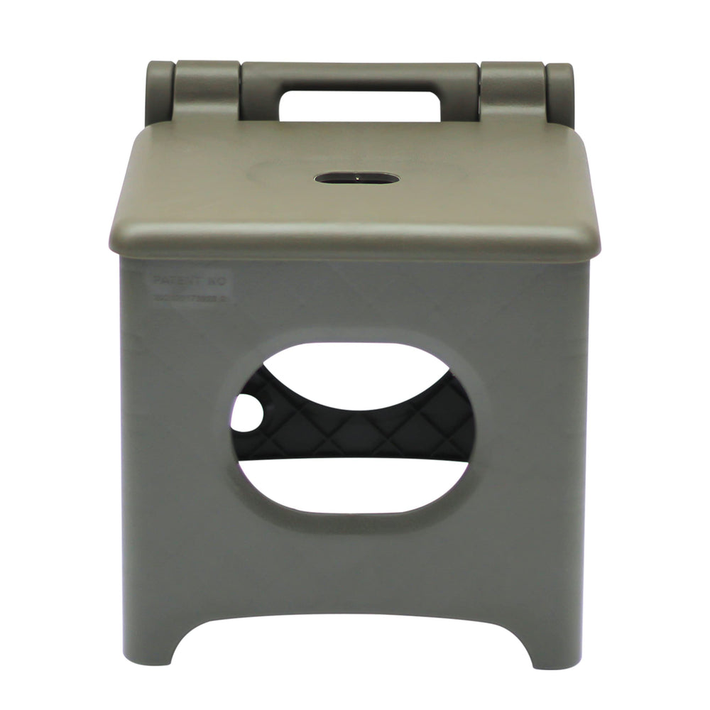 Onmaru mini folding stool folded-compact, effortless to stash in a bag for quick outdoor seating.