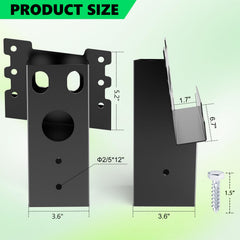 Opmeiro elevator bracket 4x4 screw-pack clearly shows included fasteners for quick setup