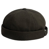Opreng adjustable unisex hip-hop docker hat Army Green front view