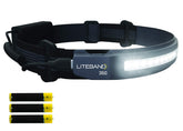 OPTIMAL VENTURES Liteband Activ Headlamp muestra haz de 210° para visión amplia.