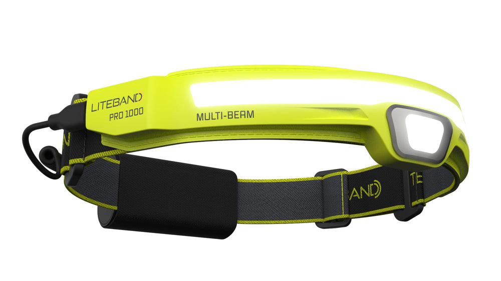 OPTIMAL VENTURES Liteband Pro headlamp with 210-degree beam for broad hands-free lighting