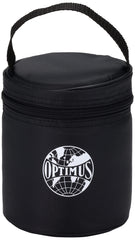 Optimus nylon stove case, compact 75g, ideal for easy backpack carry.