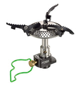 Optimus Crux Lite stove with wide burner for precise simmering during backcountry meals.