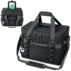 OPUX Cooler Bag 60-cans capacity shows roomy interior for drinks on the go.