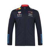 Oracle Red Bull Racing Softshell Jacket Night Sky front view showing sleek wind-protective silhouette