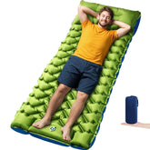 Oramoose camping sleeping pad packaged for portable storage and travel convenience.