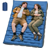 Oramoose double sleeping pad 6in thick supports two campers on uneven ground for comfort