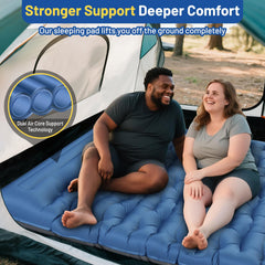 Oramoose double sleeping pad tear puncture resistance with TPU coating and polyester fabric
