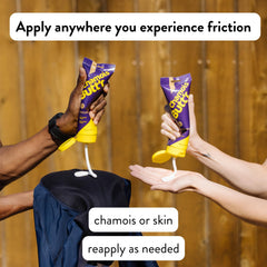 Chamois Butt'r Coconut ingredients featuring organic coconut oil, shea butter, vitamins A & E for skin comfort.