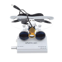 LED headlamp with spot filter providing focused hands-free lighting