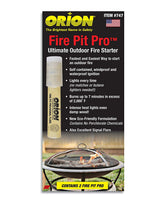 Orion Fire Pit Pro Pack 2 compact ignition for quick camping warmth.
