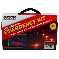 Orion Safety 8901 Deluxe kit opened to reveal emergency essentials for fast access.