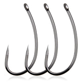 OROOTL barbless fishing hooks 180-piece box