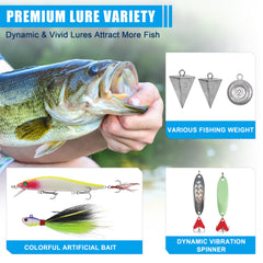 Minnow lure included in the OROOTL tackle box