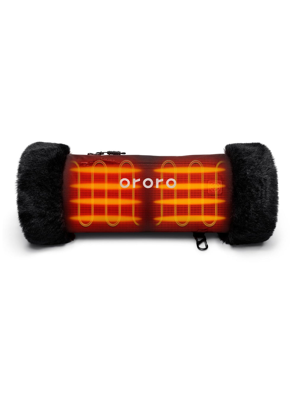 ORORO faux fur heated hand warmer pouch shows cozy texture and warmth for cold days