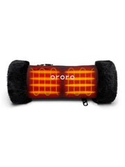 ORORO faux fur heated hand warmer pouch shows cozy texture and warmth for cold days