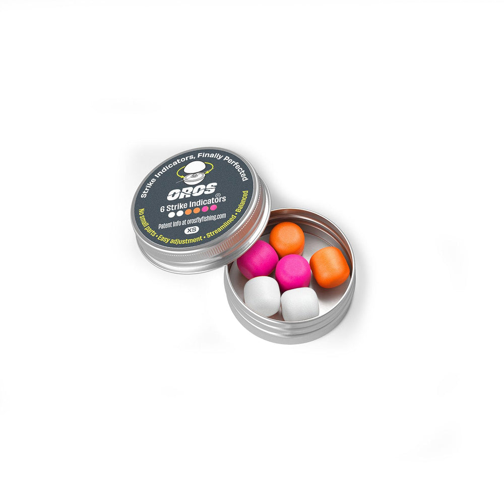 Oros Strike Indicator XS multi-color for easy on-water line adjustments during fly fishing