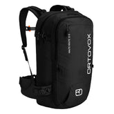 Ortovox Haute Route S 30L backpack, Black Raven, front view highlighting ergonomic hip belt