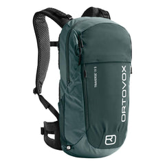 Ortovox Traverse 18L Glacier Grey backpack with ergonomic S-back system for shorter backs.