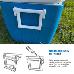 ORTREE mounting pins for Coleman cooler handle installation and secure fit.