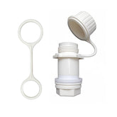 ORTREE threaded drain plug assembly cap view for leak-free cooler maintenance.