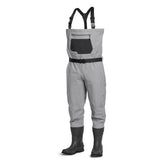 Orvis Clearwater bootfoot wader with vulcanized neoprene sole for steady grip in cold streams