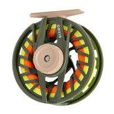 Orvis Clearwater reel IV in dark pine finish, lightweight design.
