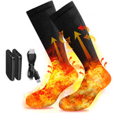 Orznez heated socks with 360-degree heating for full-foot warmth.