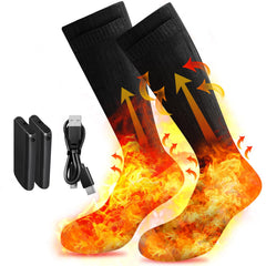 Orznez heated socks with 360-degree heating for full-foot warmth.