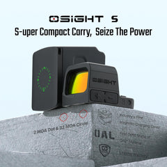 Osight S side profile highlights enclosed design for weather resistance.
