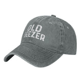 Ositerpz Old Geezer Hat front view in gray suitable for daily wear
