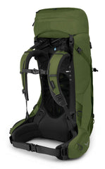 Osprey Aether 55L raincover included for weather protection on wet hikes