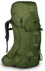 Osprey Aether 55L sleeping bag compartment with removable divider for organization