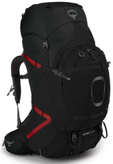 Osprey Aether Plus 85L front view shows stable heavy-load carry